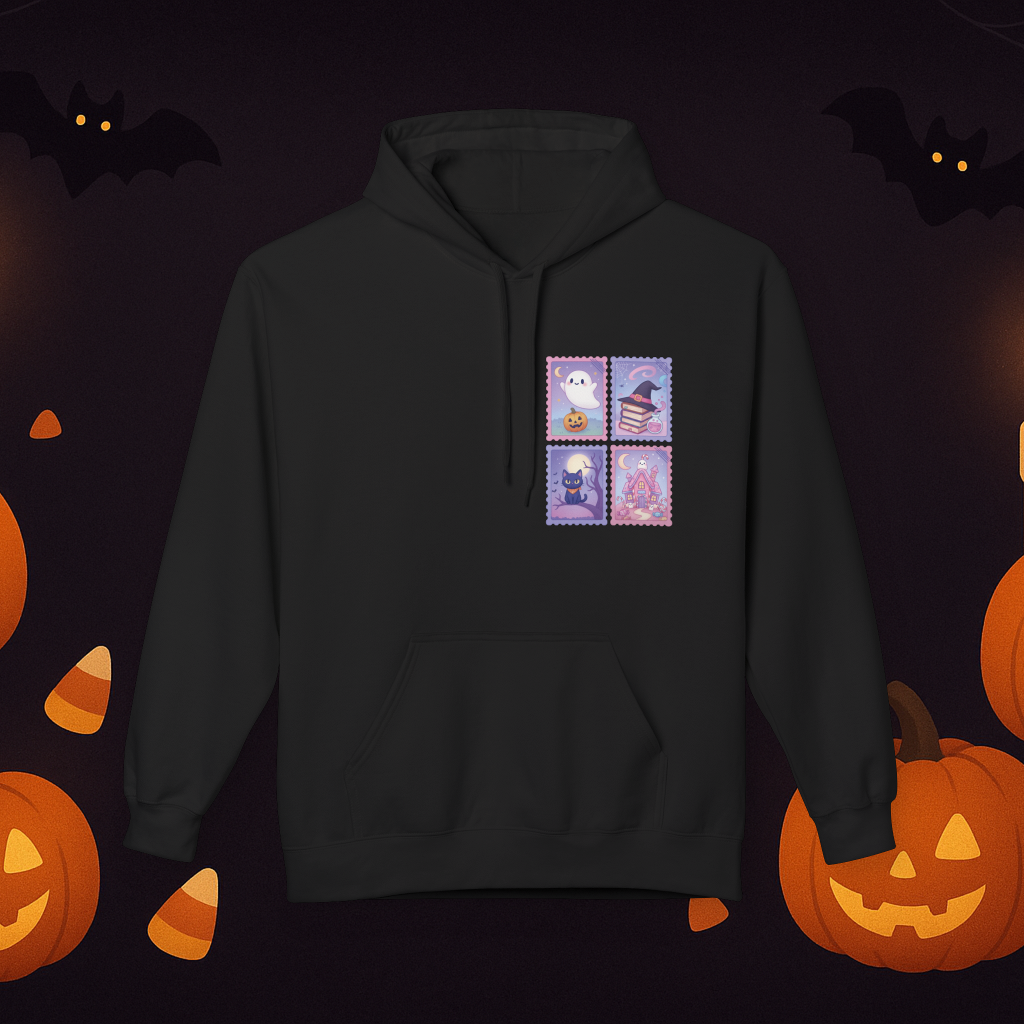Spooky Stamps Hoodie